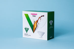 Hario V60 Paper Filter, 02 White 100ct Box