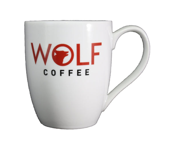 16 oz. Wolf Coffee Mug - High-Quality Porcelain Mug - Wolf Coffee Co.