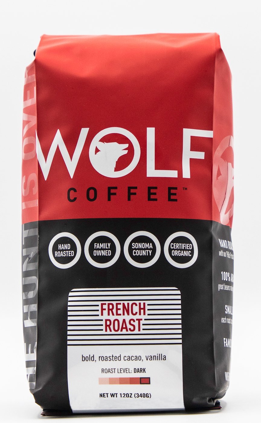 Buy Organic French Roast Coffee Online | Wolf Coffee Co.